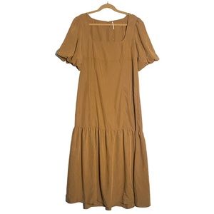 Free People Tan Maxi Dress